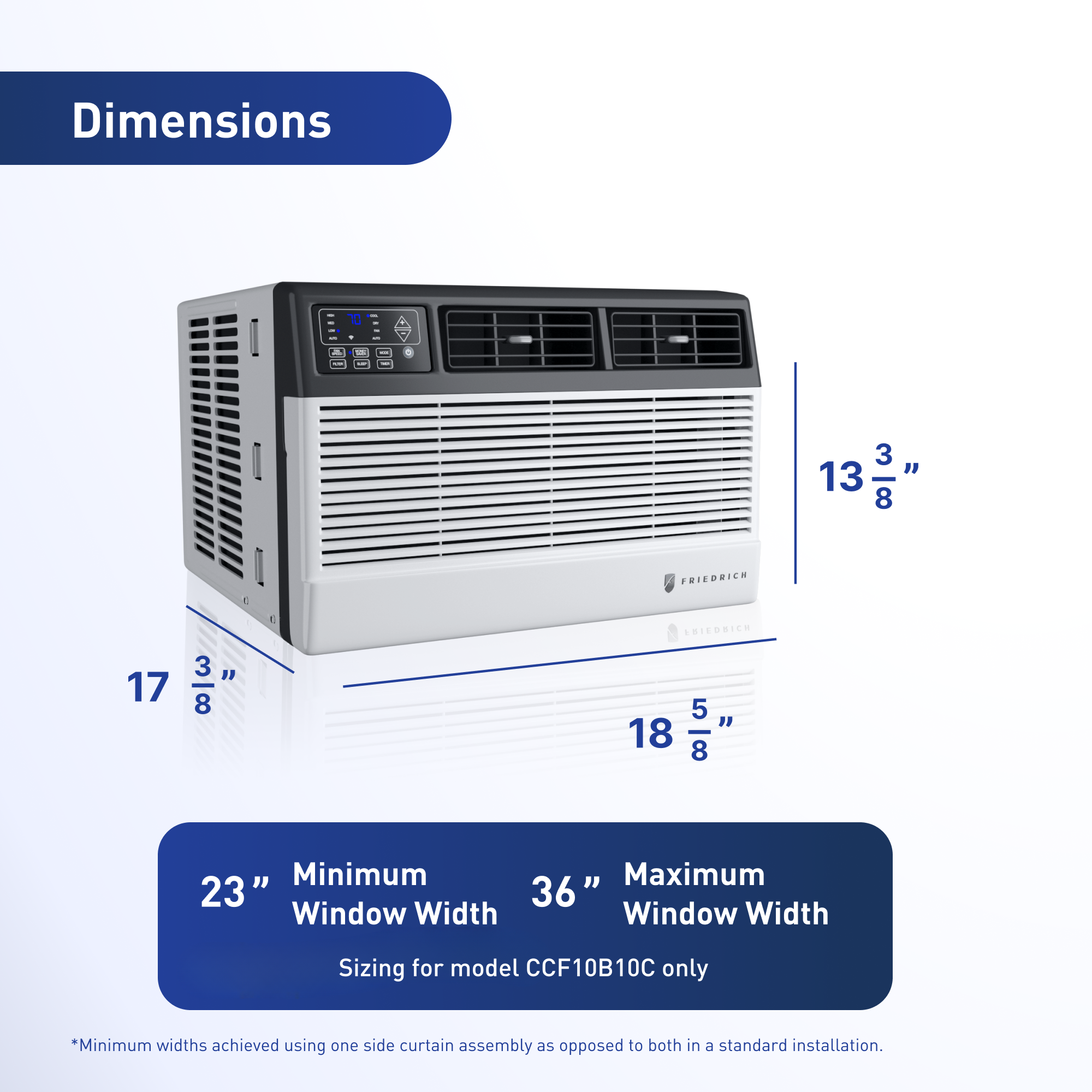 What About These Chill Wale Air Conditioners Chill Premier Smart Window Air Conditioners | Friedrich